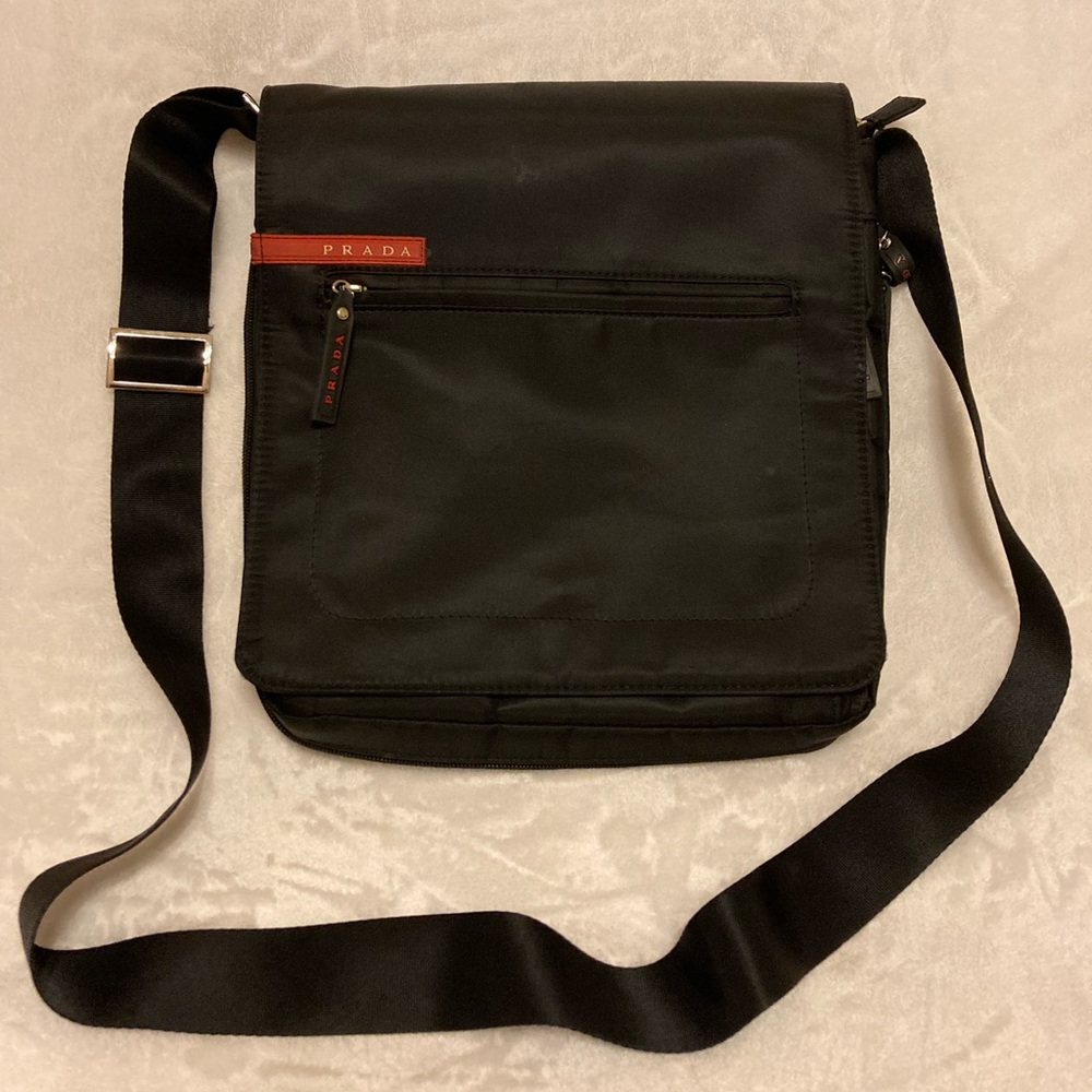 Prada Sport Crossbody Messenger Nylon Bag